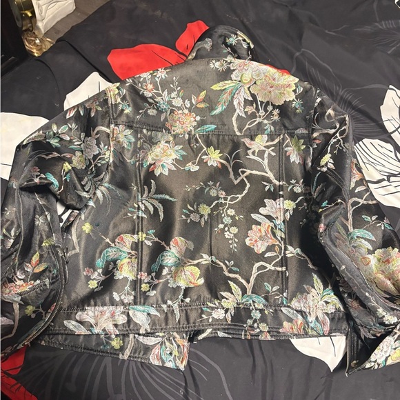 H&M Multicolor Floral Bomber Jacket - Picture 10 of 11
